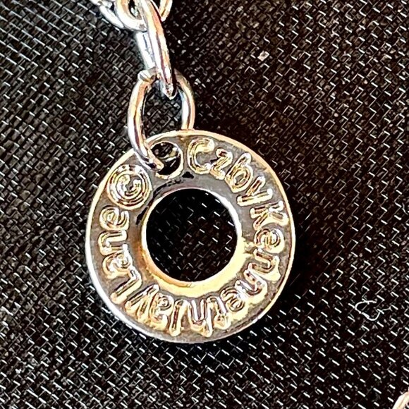 CZ By Kenneth Jay Lane Baguette Open Heart Necklace 2 CTTW 16" w/Gift Bag - Picture 4 of 8